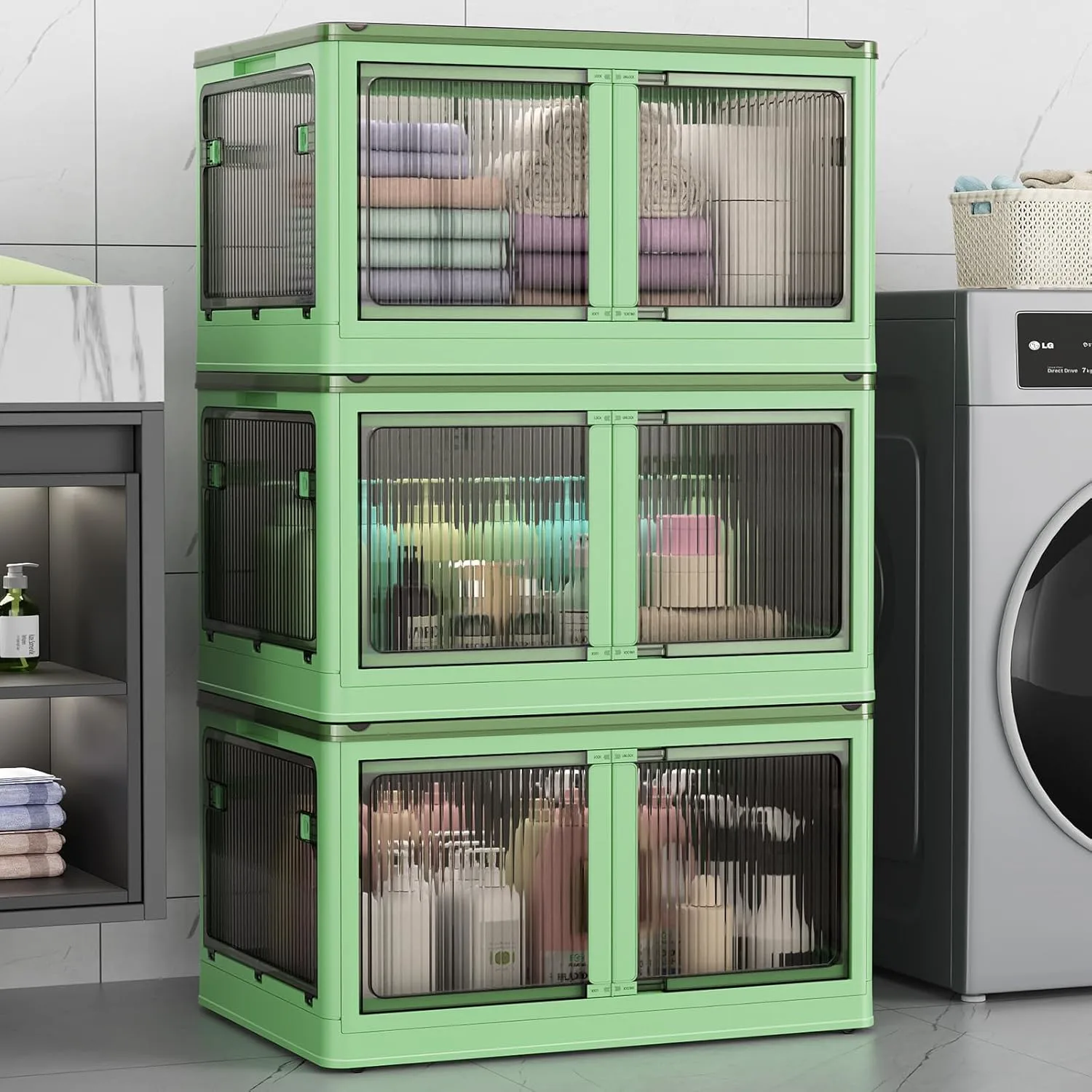 stackable storage bins lids 1