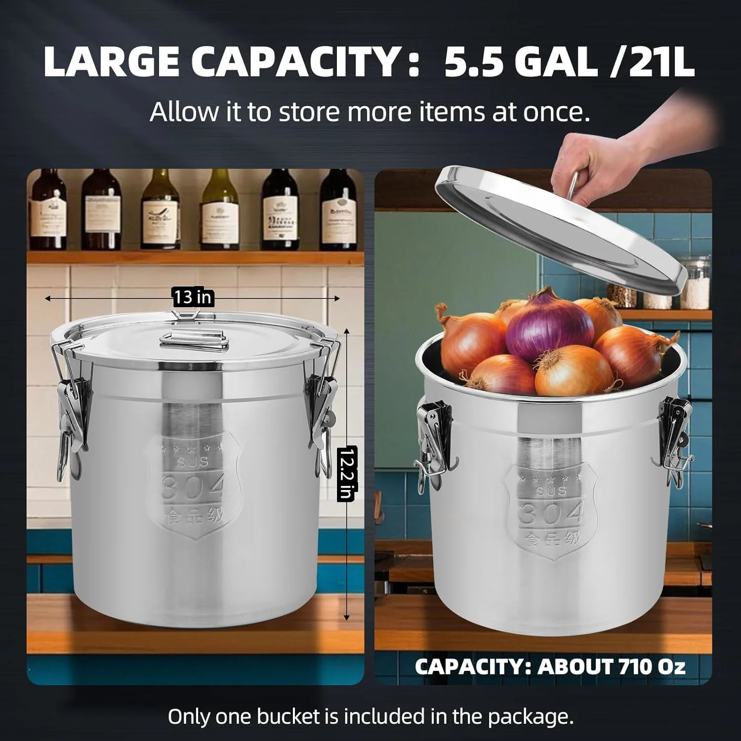 stainless steel airtight container 2