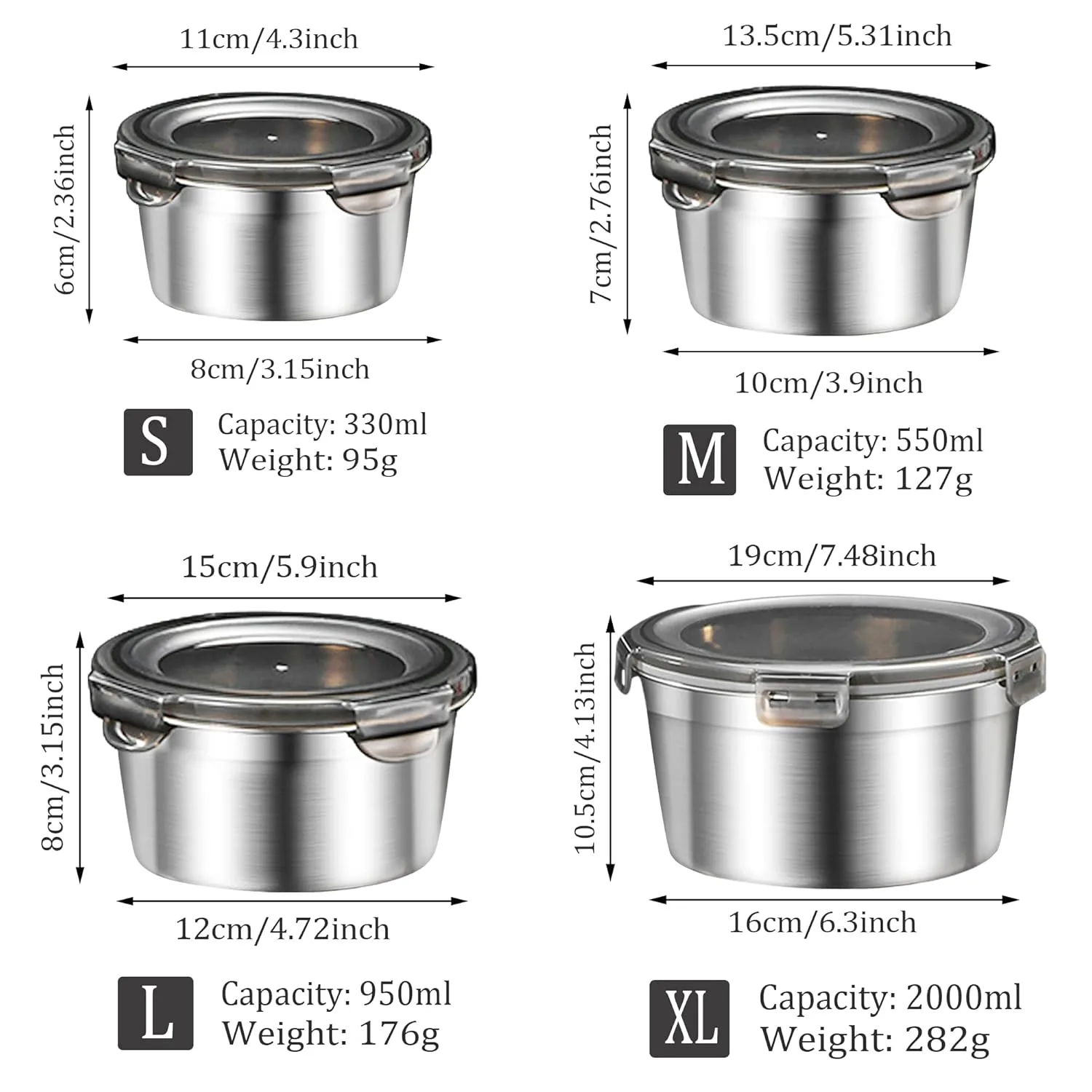 stainless steel containers 2