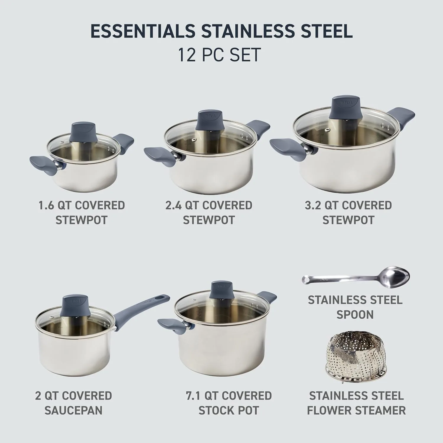 stainless steel cookware set 2