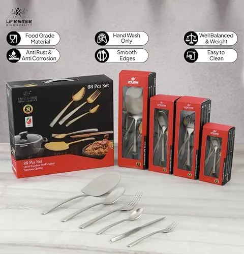 stainless steel flatware set stand 2