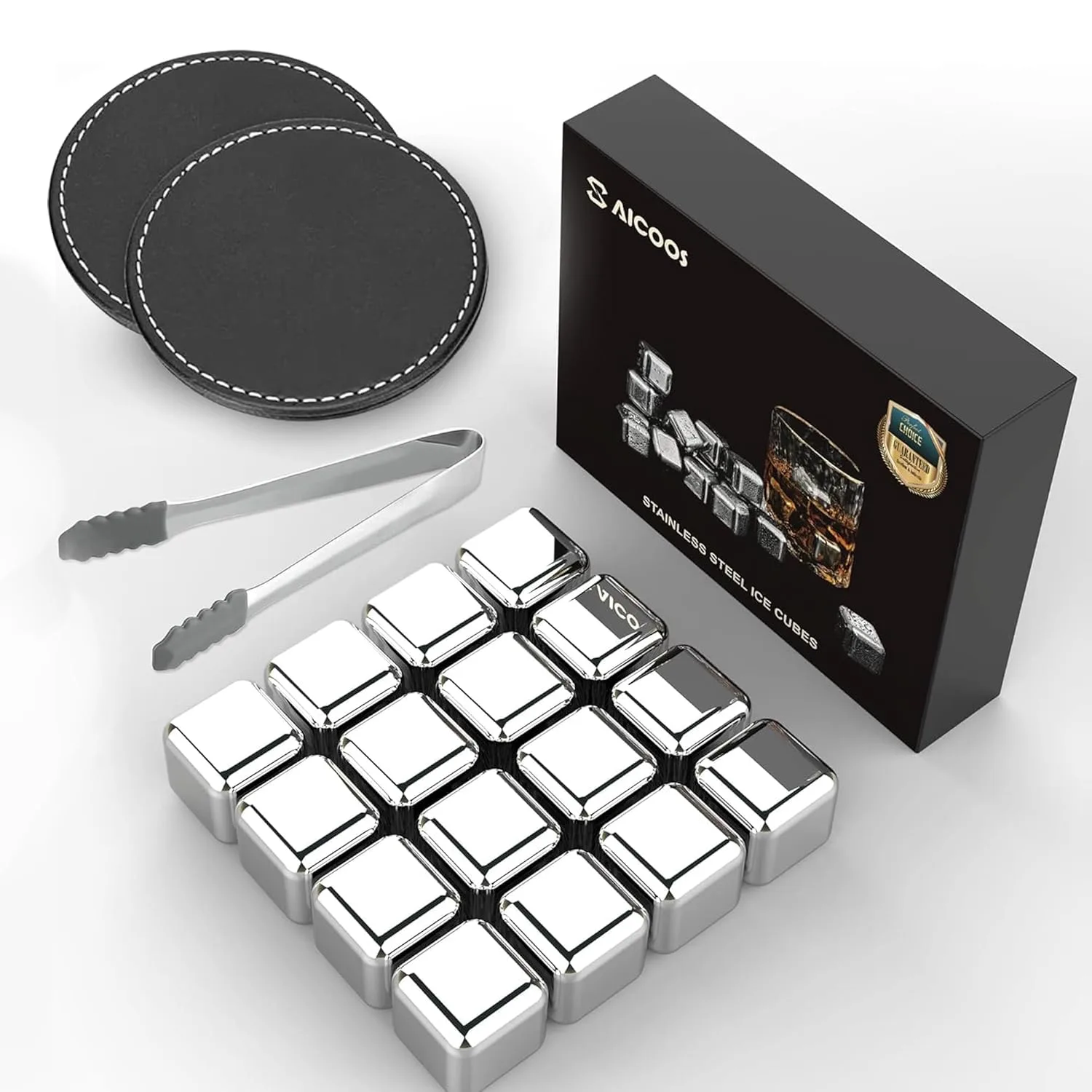 stainless steel ice cubes 1