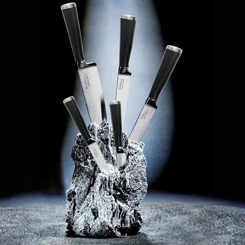 stainless steel knife set block 2