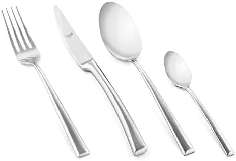 24-Piece Stainless Steel Silverware Set