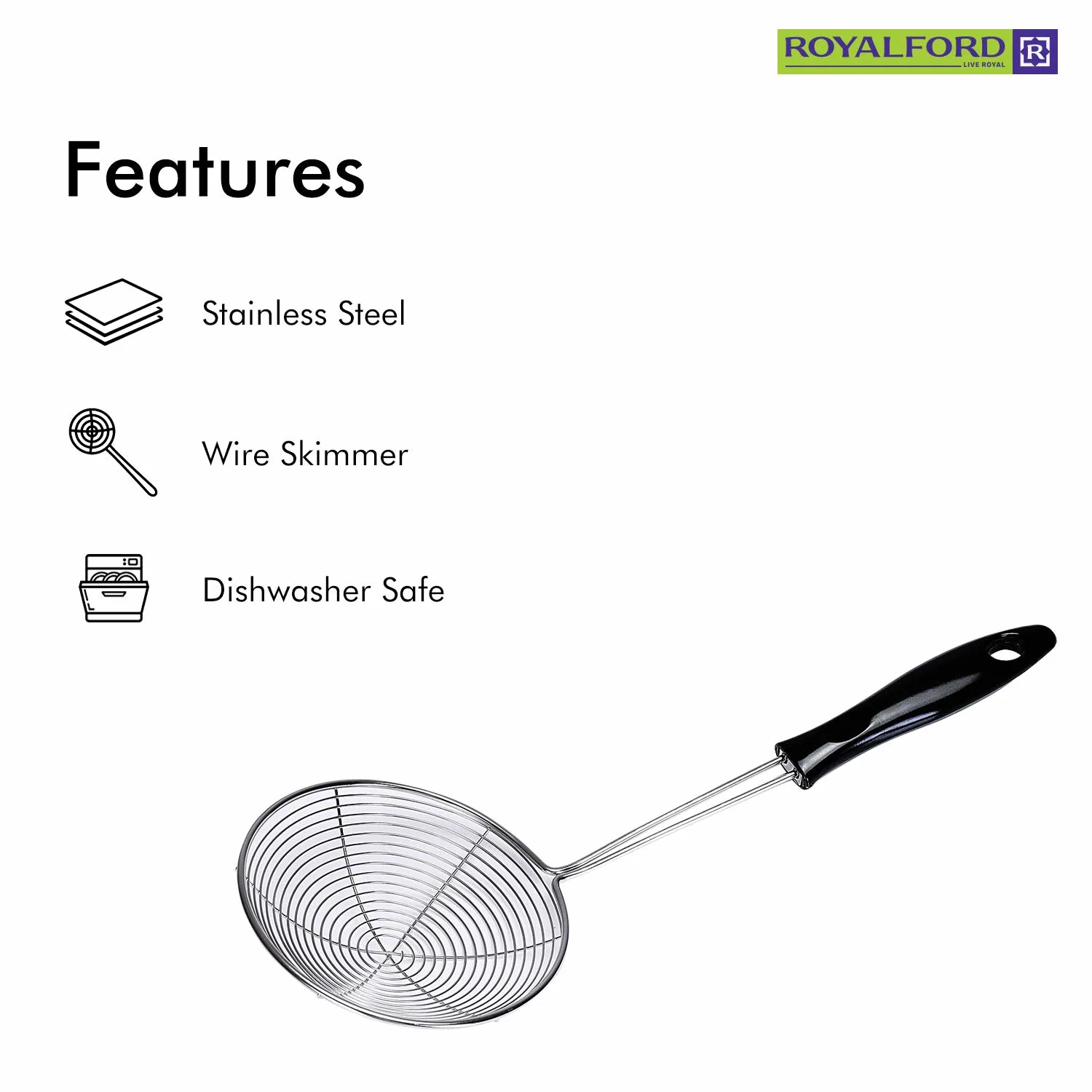 stainless steel strainer spoon 2