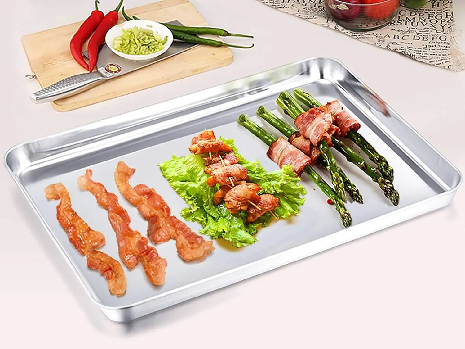 stainless steel toaster tray 2