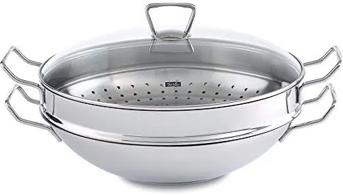 stainless steel wok steamer 1
