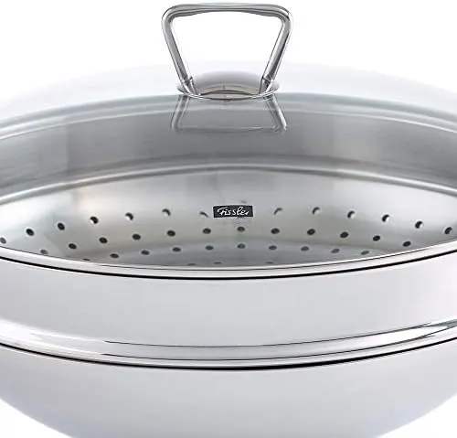 stainless steel wok steamer 2