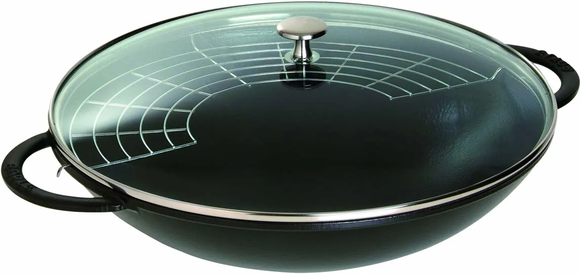 staub black wok set 1