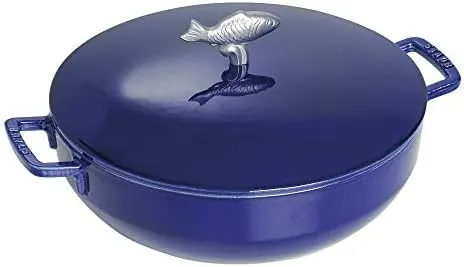 staub bouillabaisse pot dark blue 1
