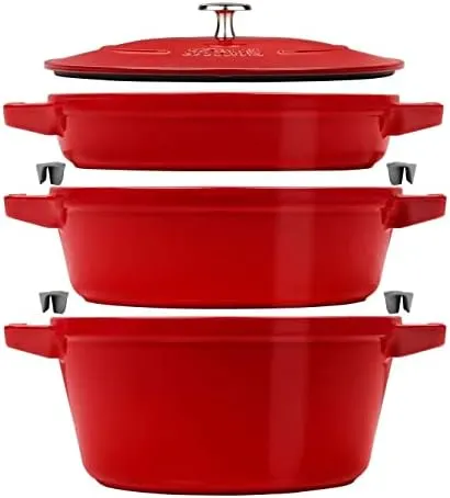 staub cast iron casserole set 1