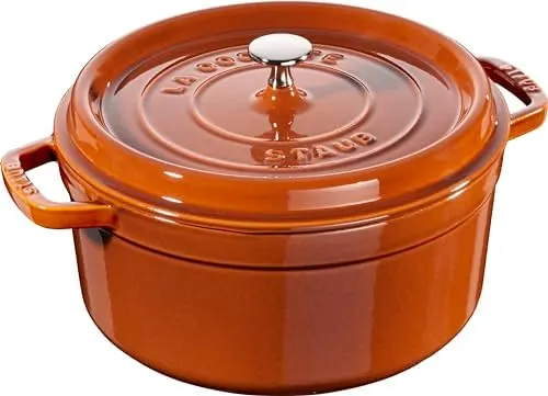 staub cast iron cocotte cinnamon 1