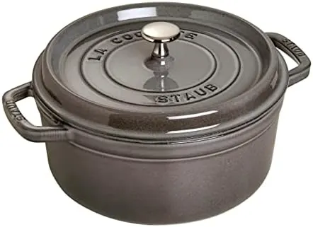 staub cocotte 24cm grey 1
