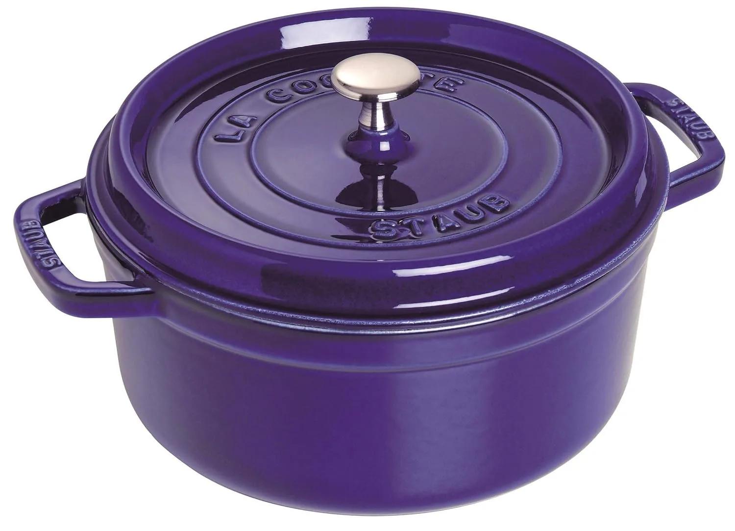 staub cocotte blue cast 1