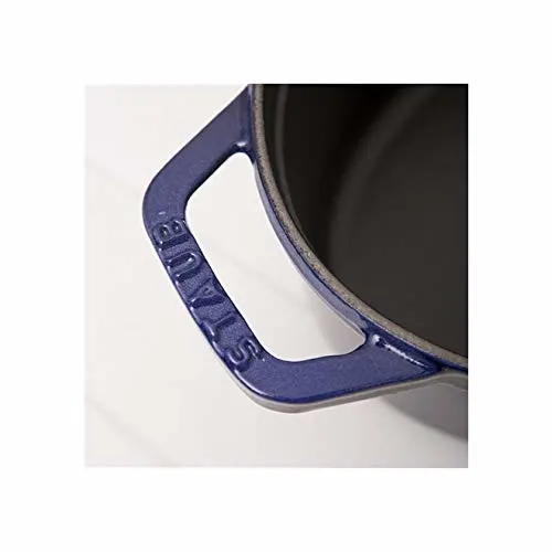 staub cocotte blue cast 2