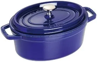staub oval cocotte royal blue 1