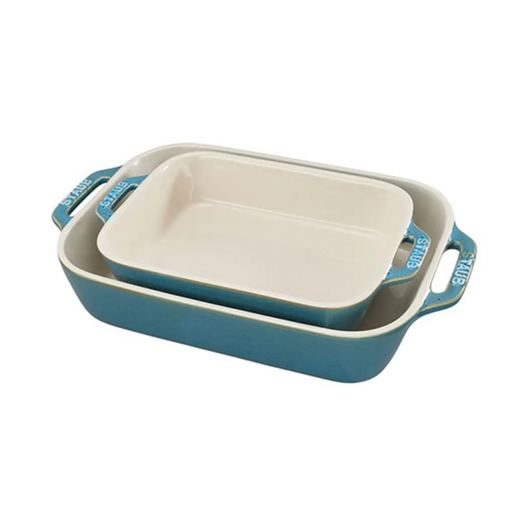 staub oven dishes rectangular 1