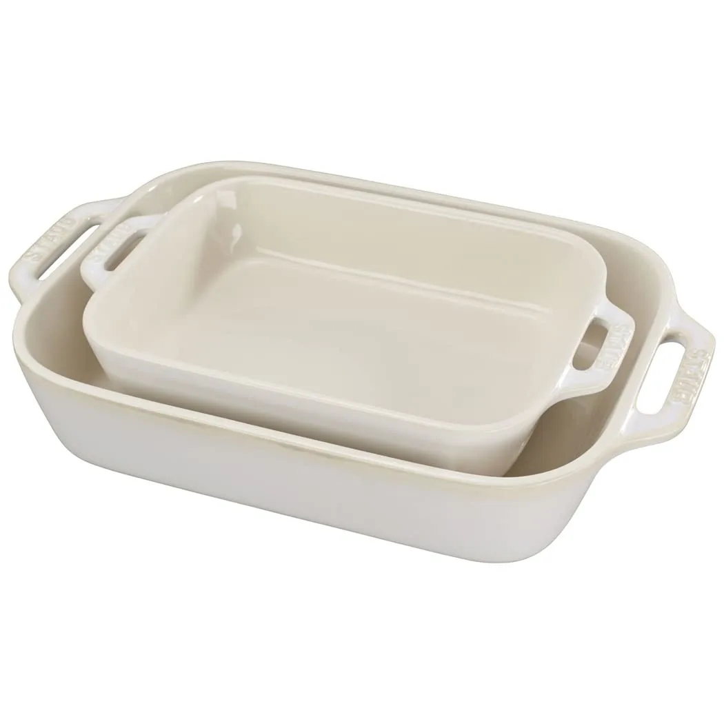 staub oven dishes rectangular 2