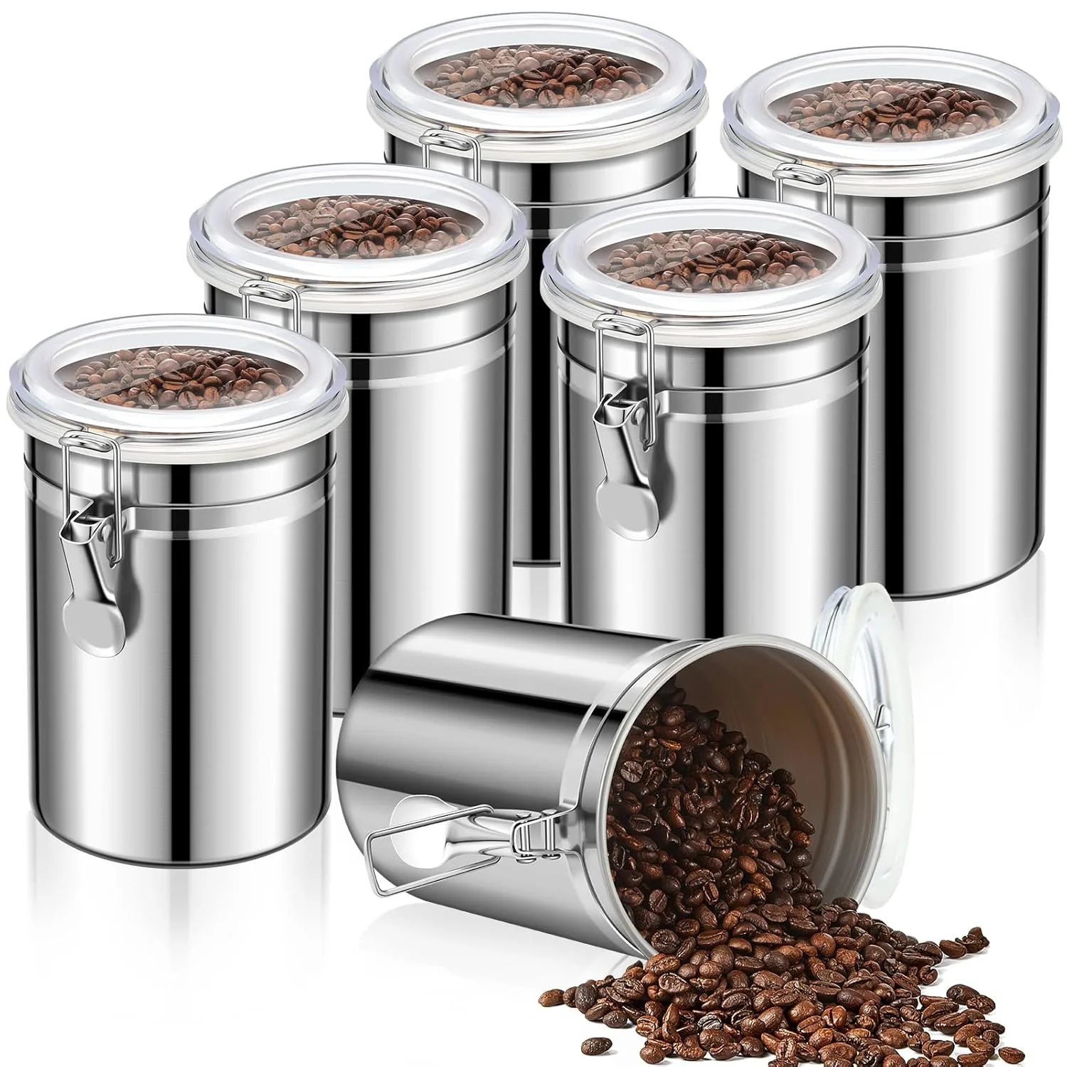 steel canisters food storage 1