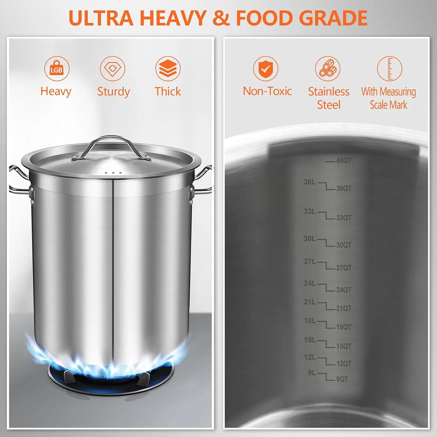 stock pot stainless steel 2