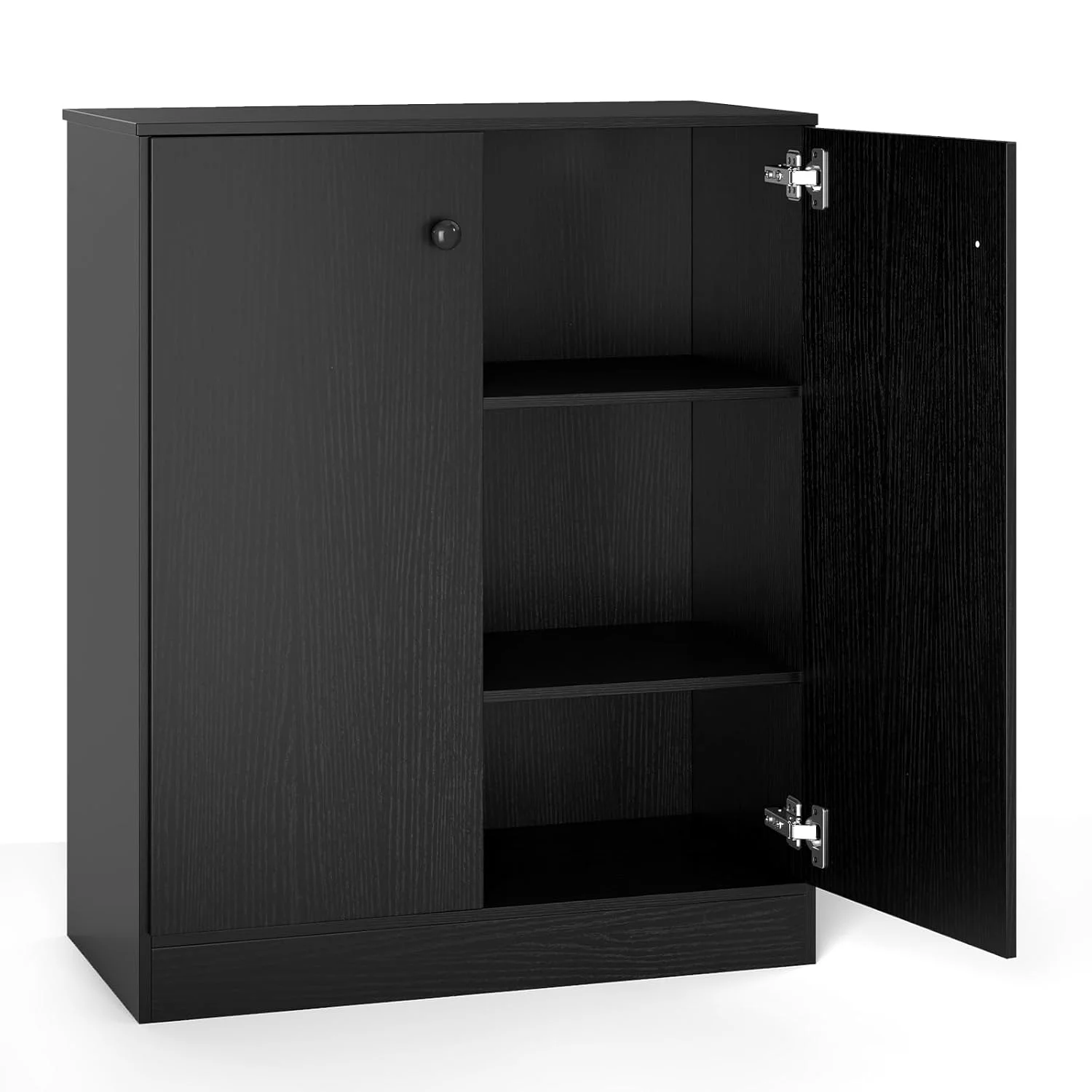storage cabinet black 1