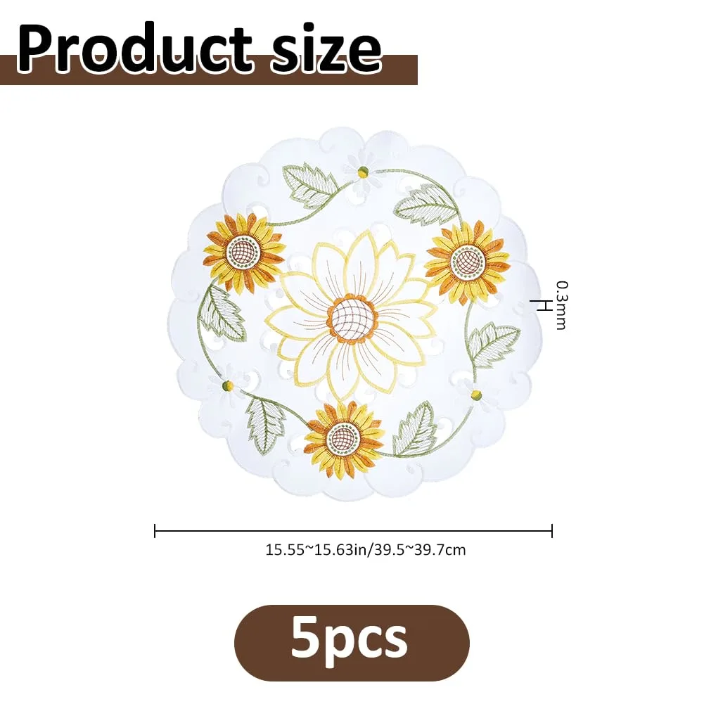 sunflower placemats floral 2