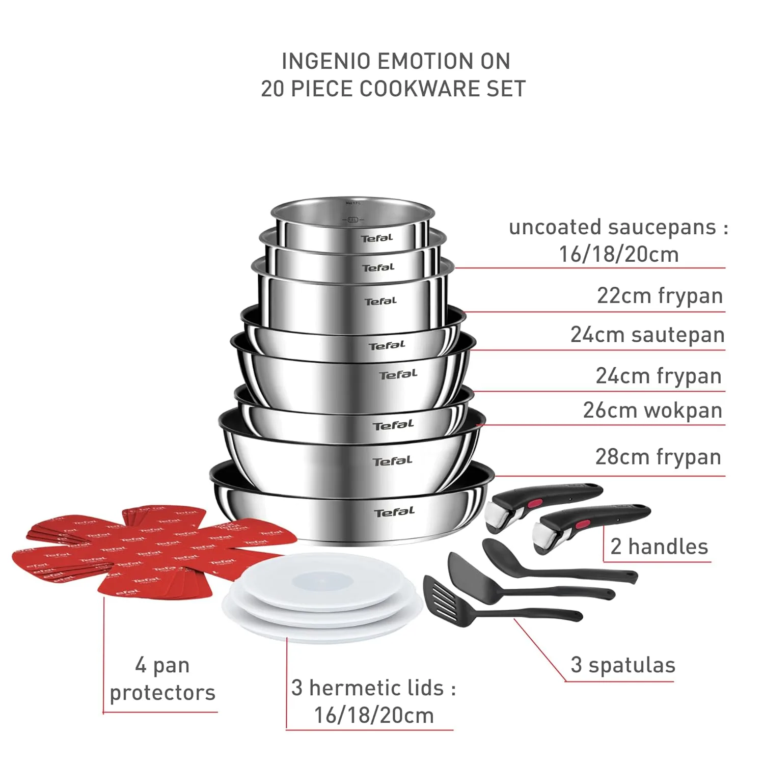 tefal ingenio cookware set 2