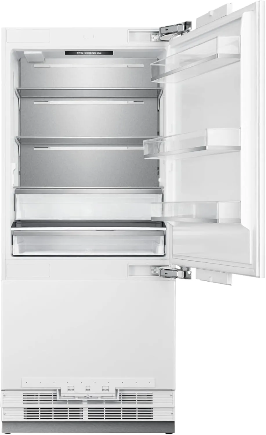 Teka backlit door refrigerator with sleek reversible doors for modern kitchens