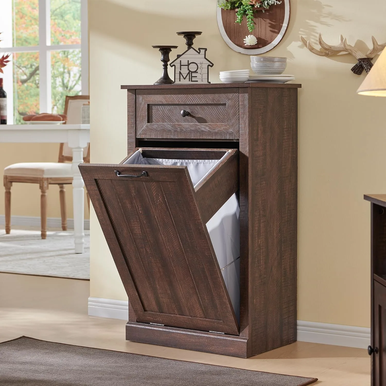 tilt out trash cabinet 1