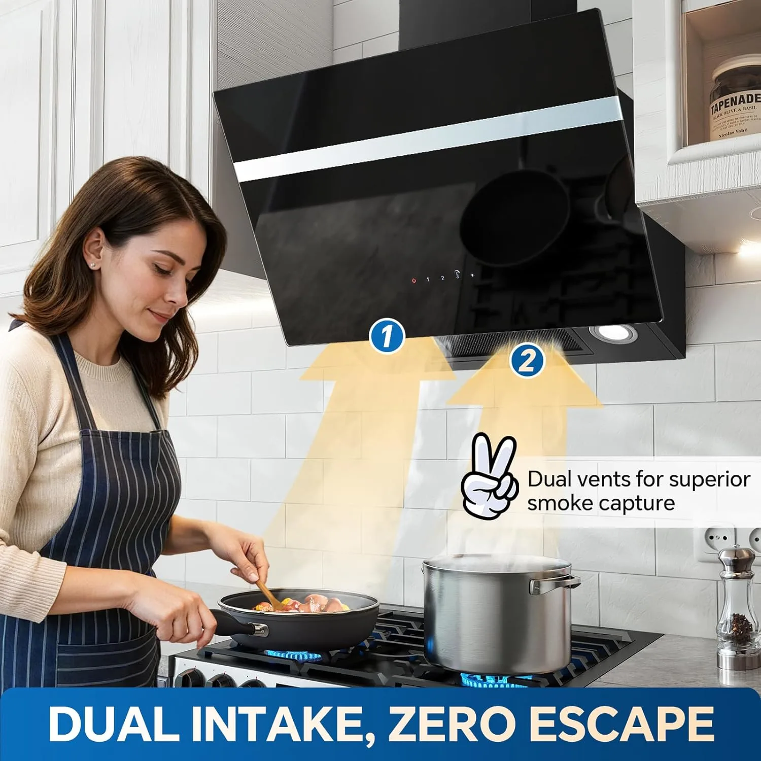 topstrong 60cm angled extractor hood 2