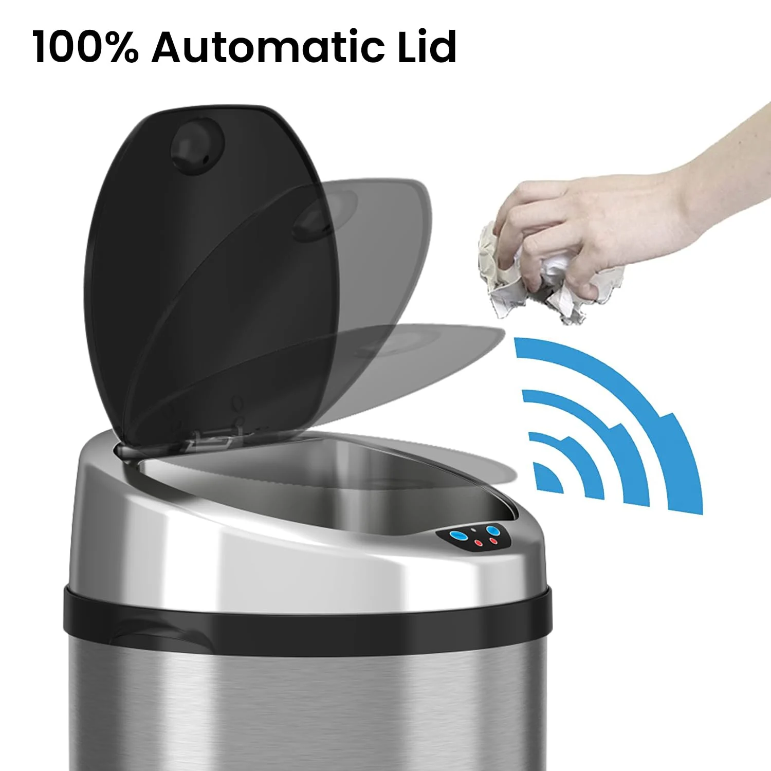 touchless kitchen trash can 2
