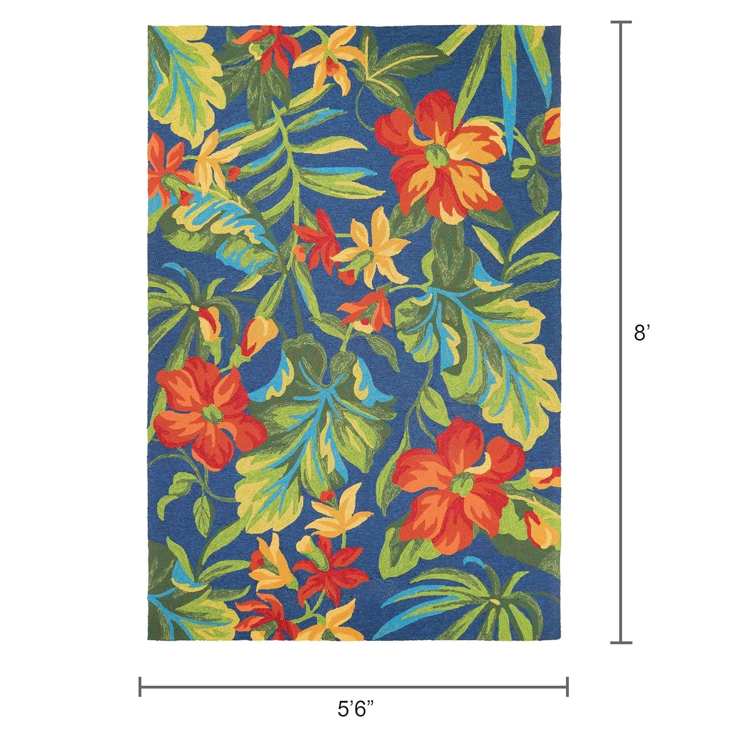 tropical area rug outdoor 2