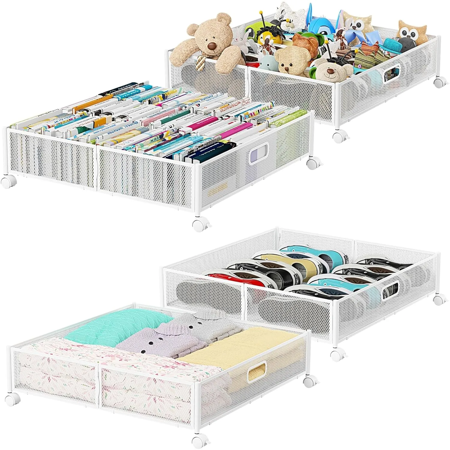 under bed storage wheels 1