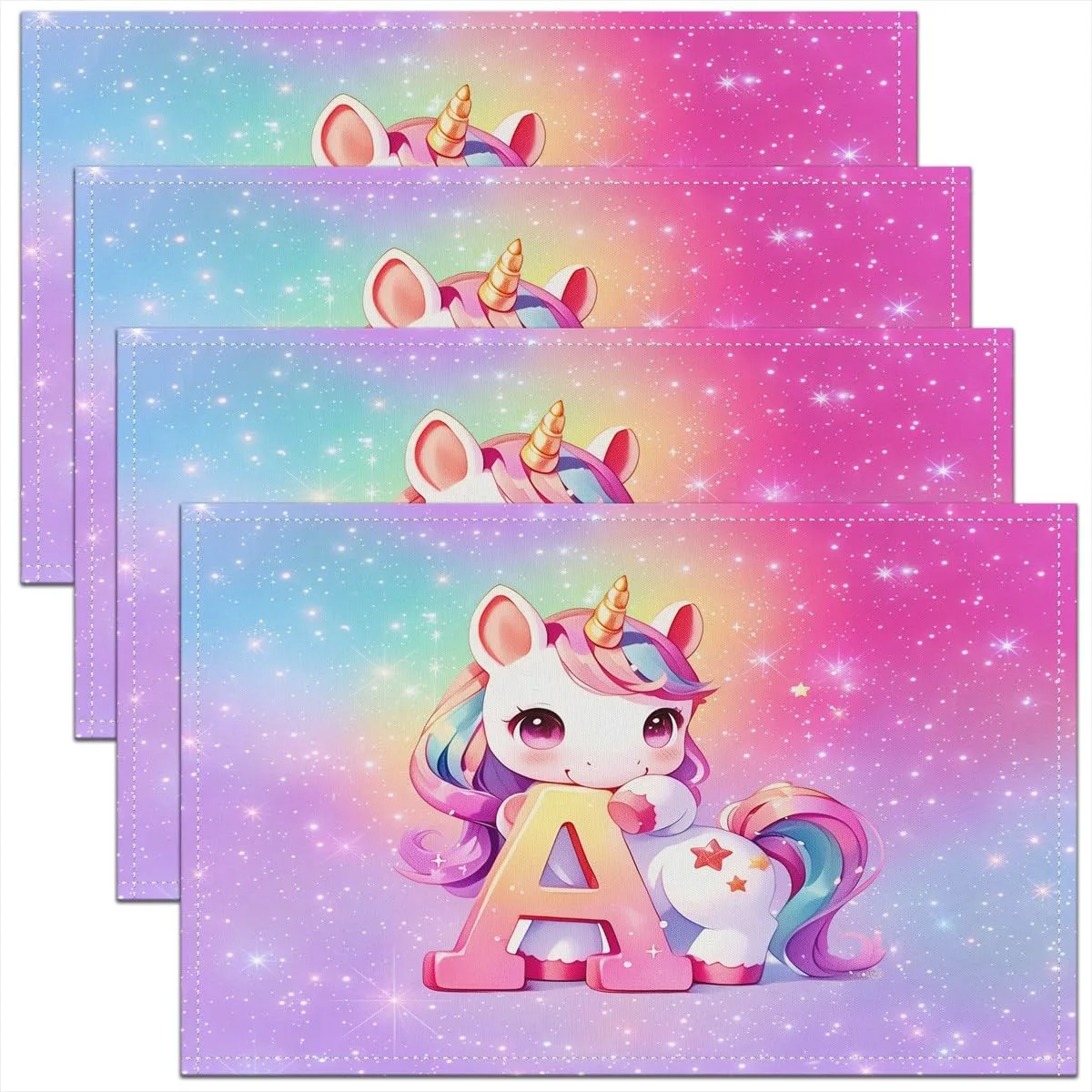 unicorn placemats table mats 1