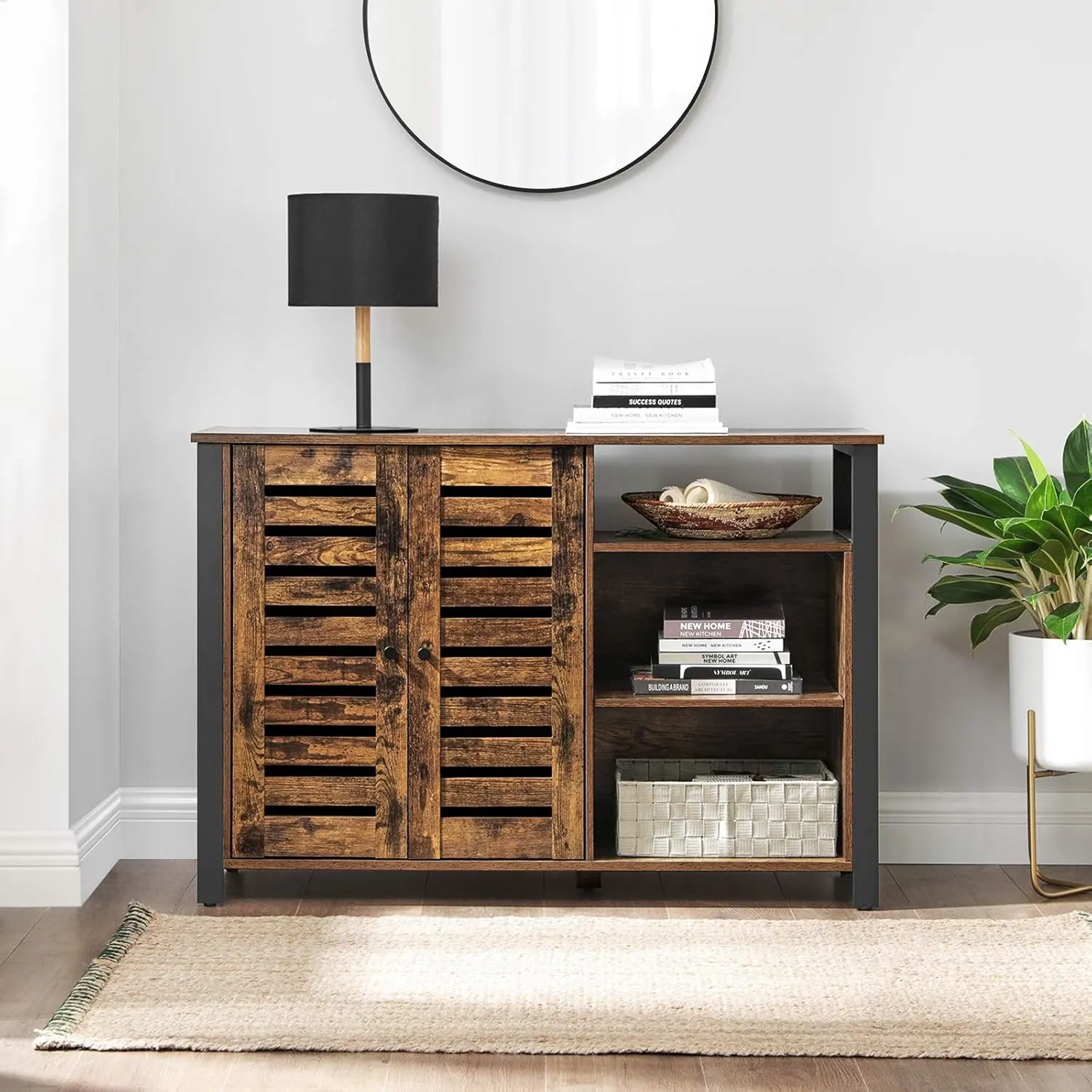 vasagle industrial storage cabinet 2