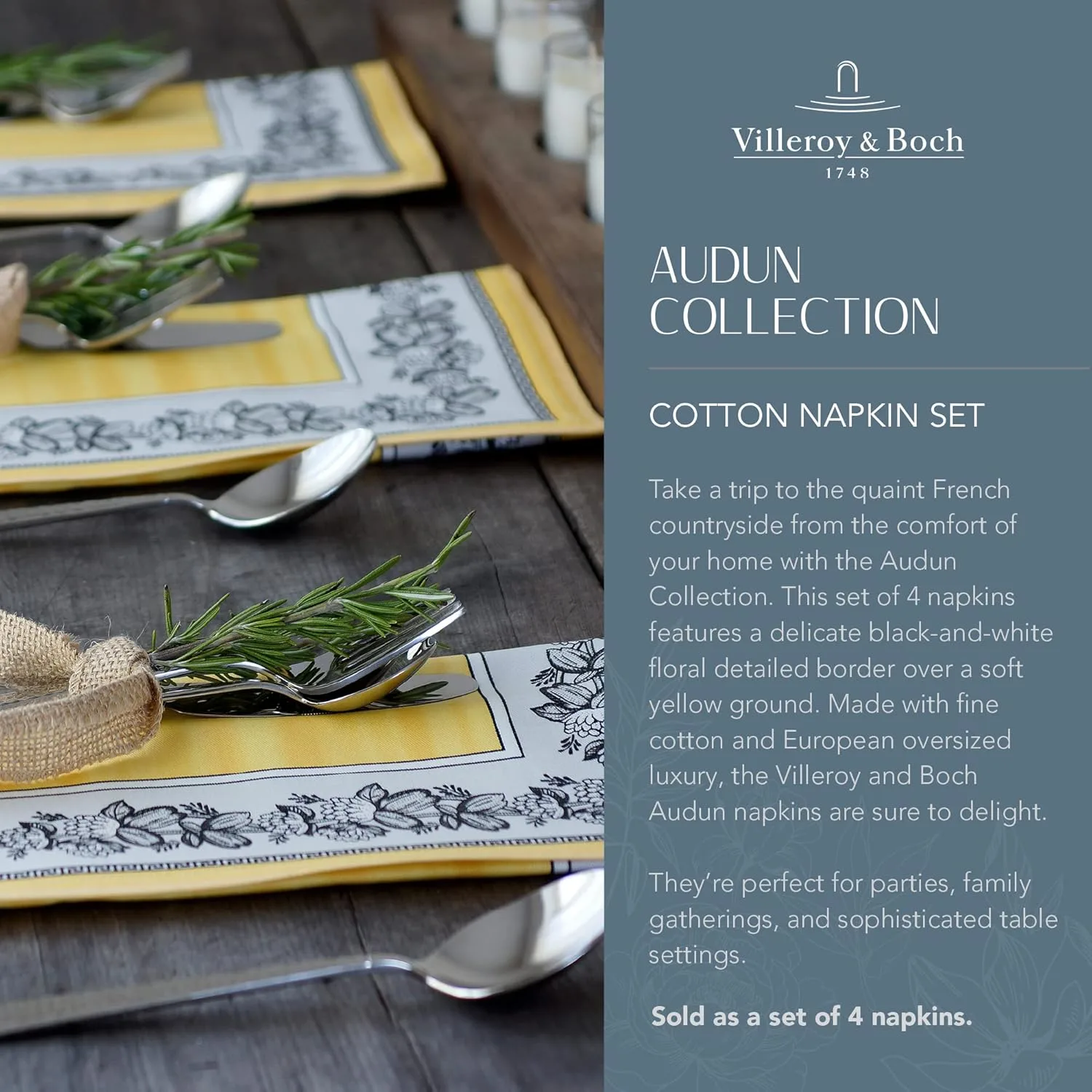 villeroy boch audun napkins 2