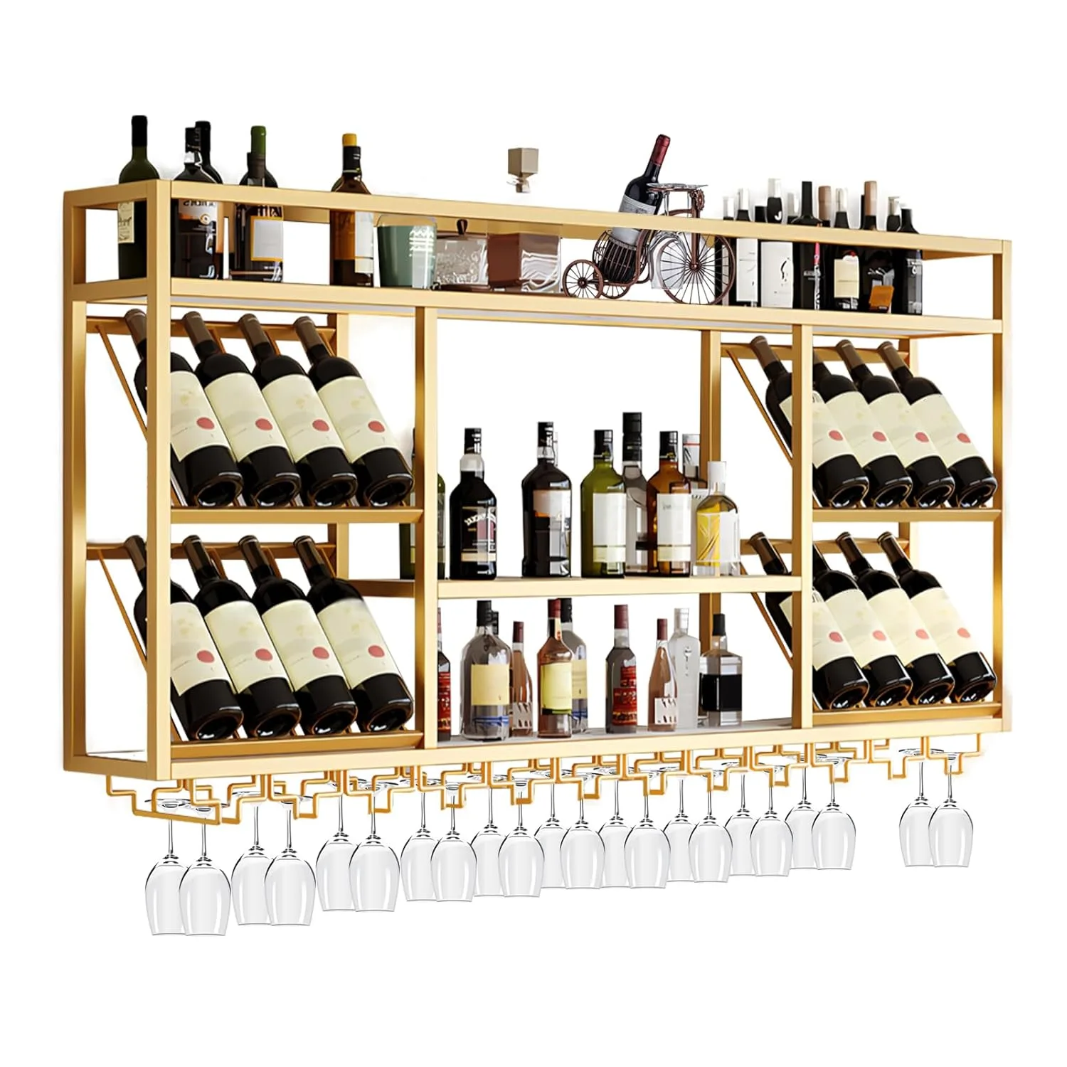 wall mounted wine rack 1