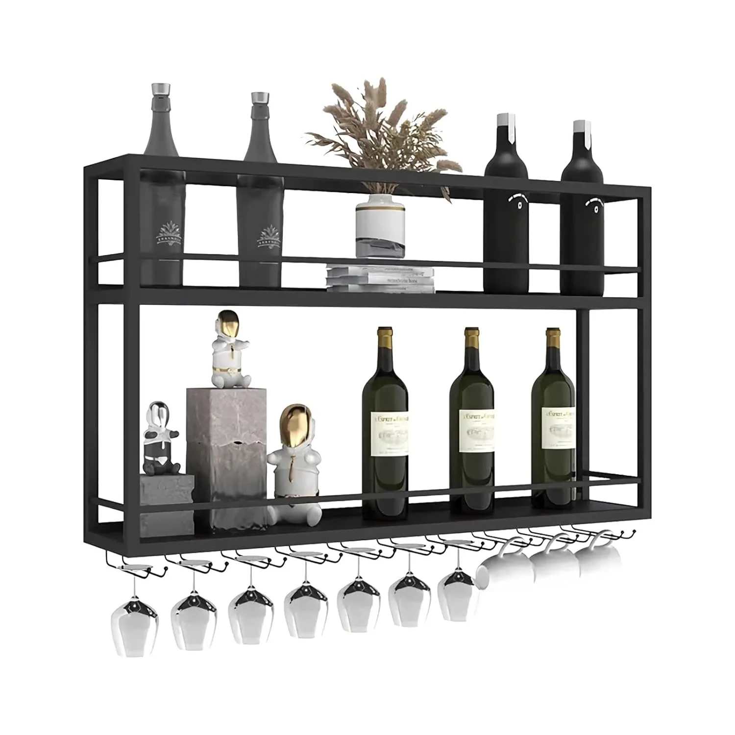 wall wine rack glass holder 1