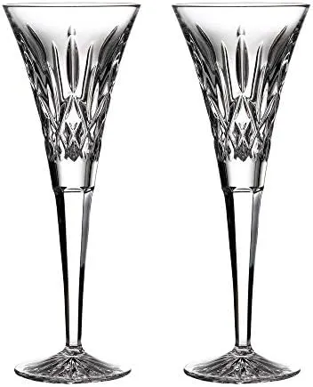 Waterford Lismore Crystal Flutes - Set of 2
