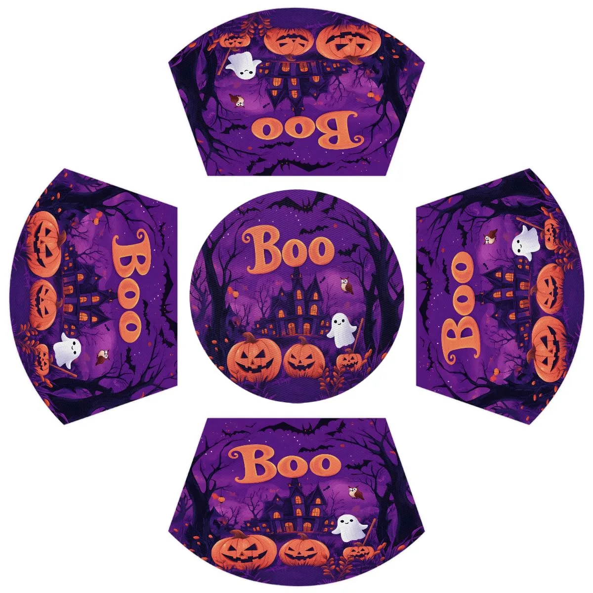 wedge placemats halloween 1