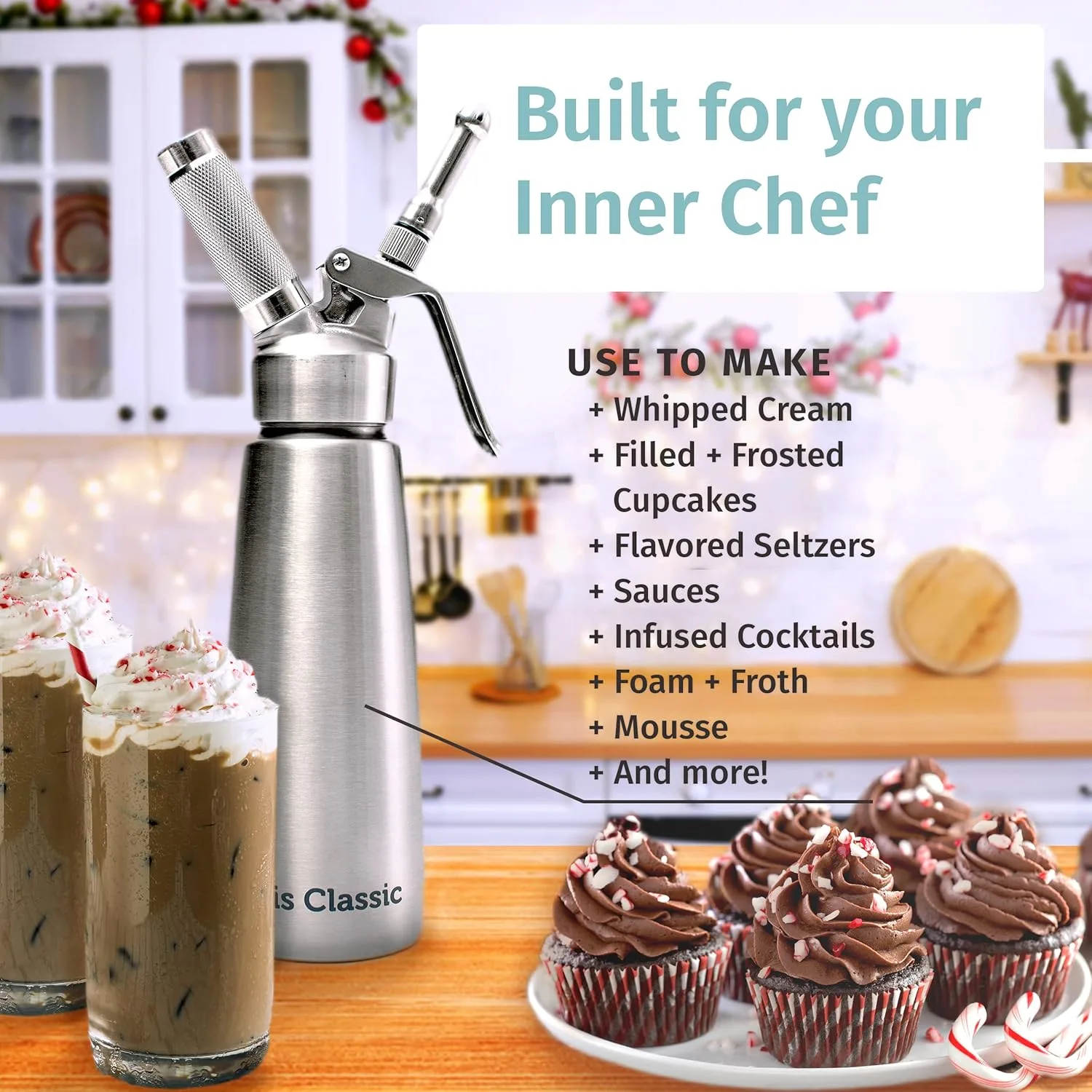 whipped cream dispenser stainless 2
