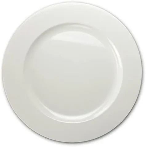 White Charger Plates 120 Pack - Occasions