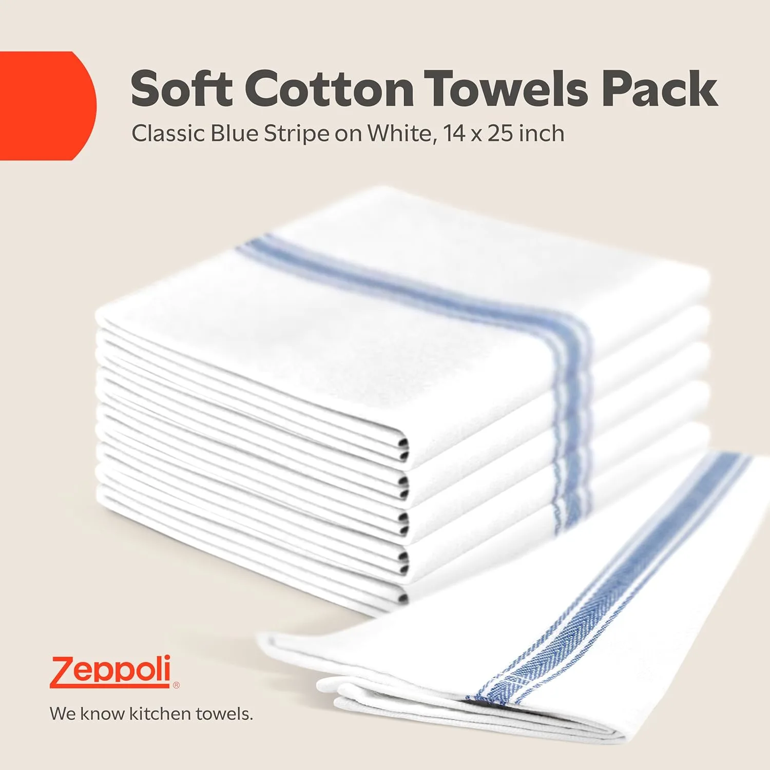 white kitchen towels pack 2