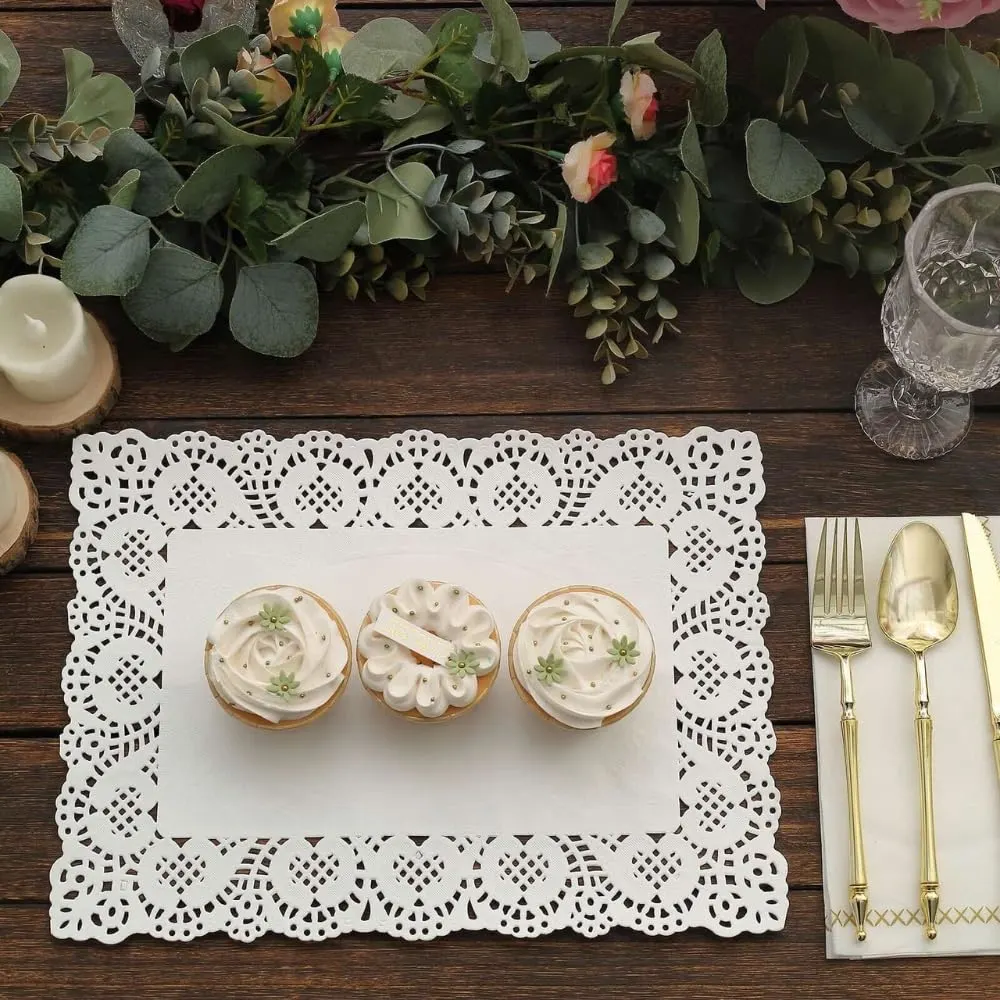white lace placemats 2