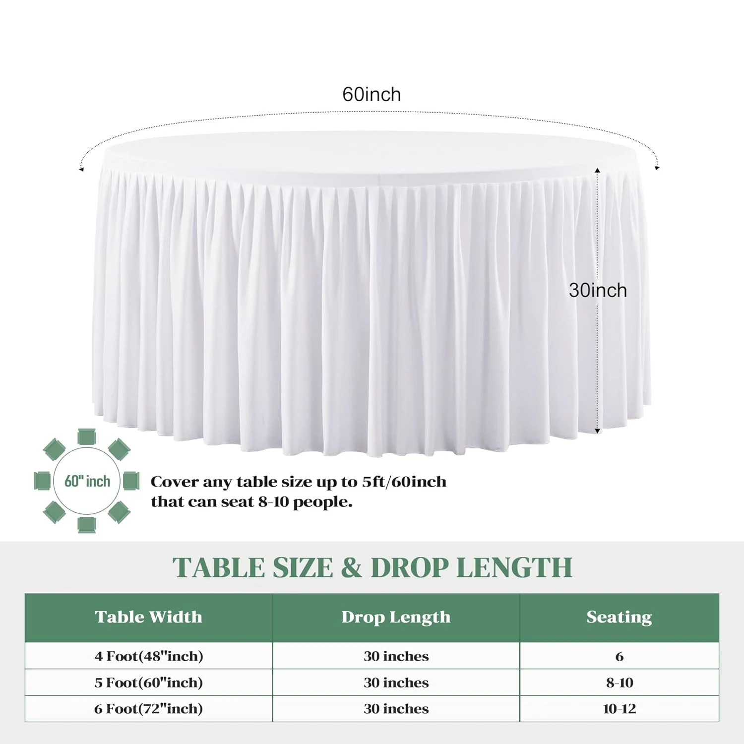 white round tablecloth fitted 2
