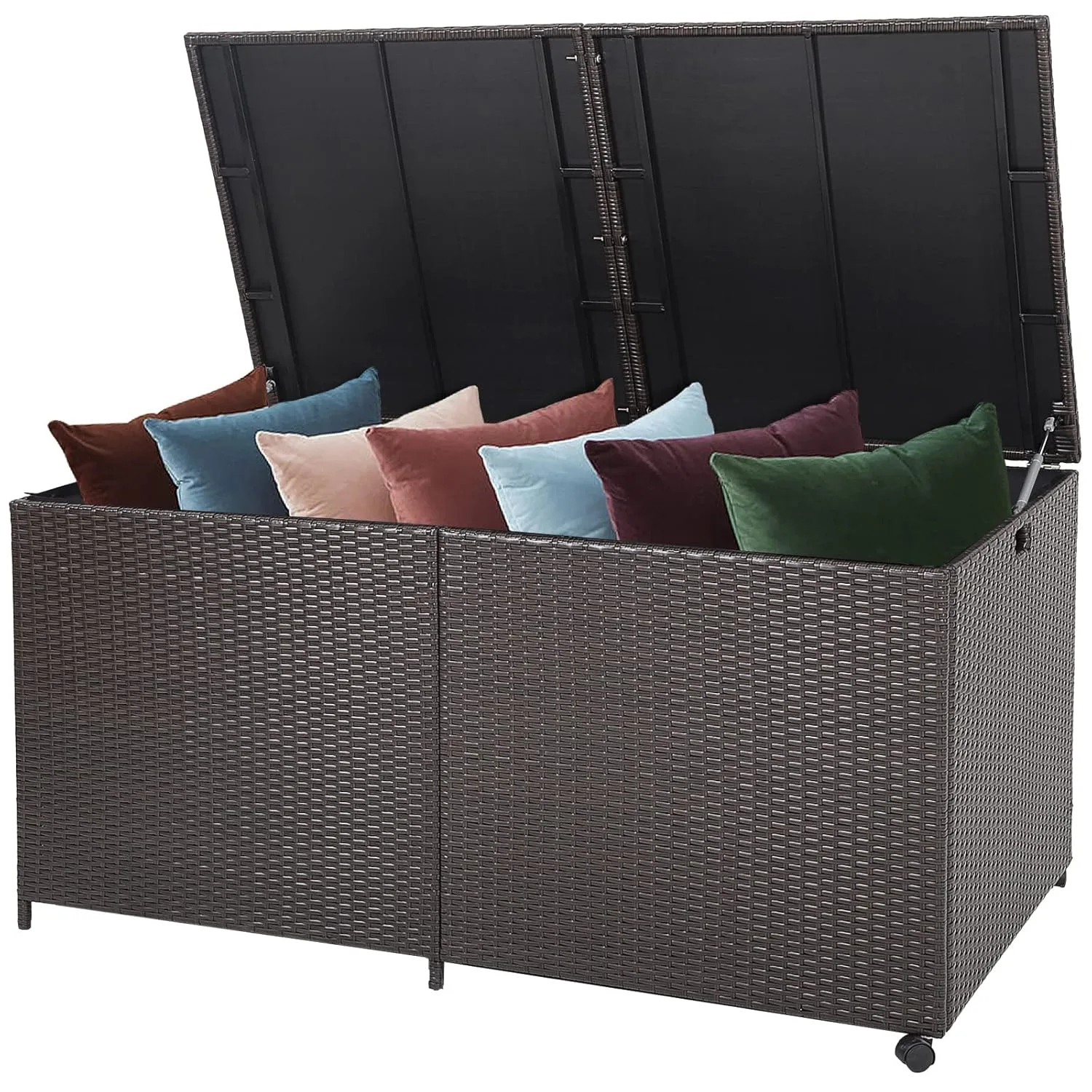 wicker outdoor storage box 1