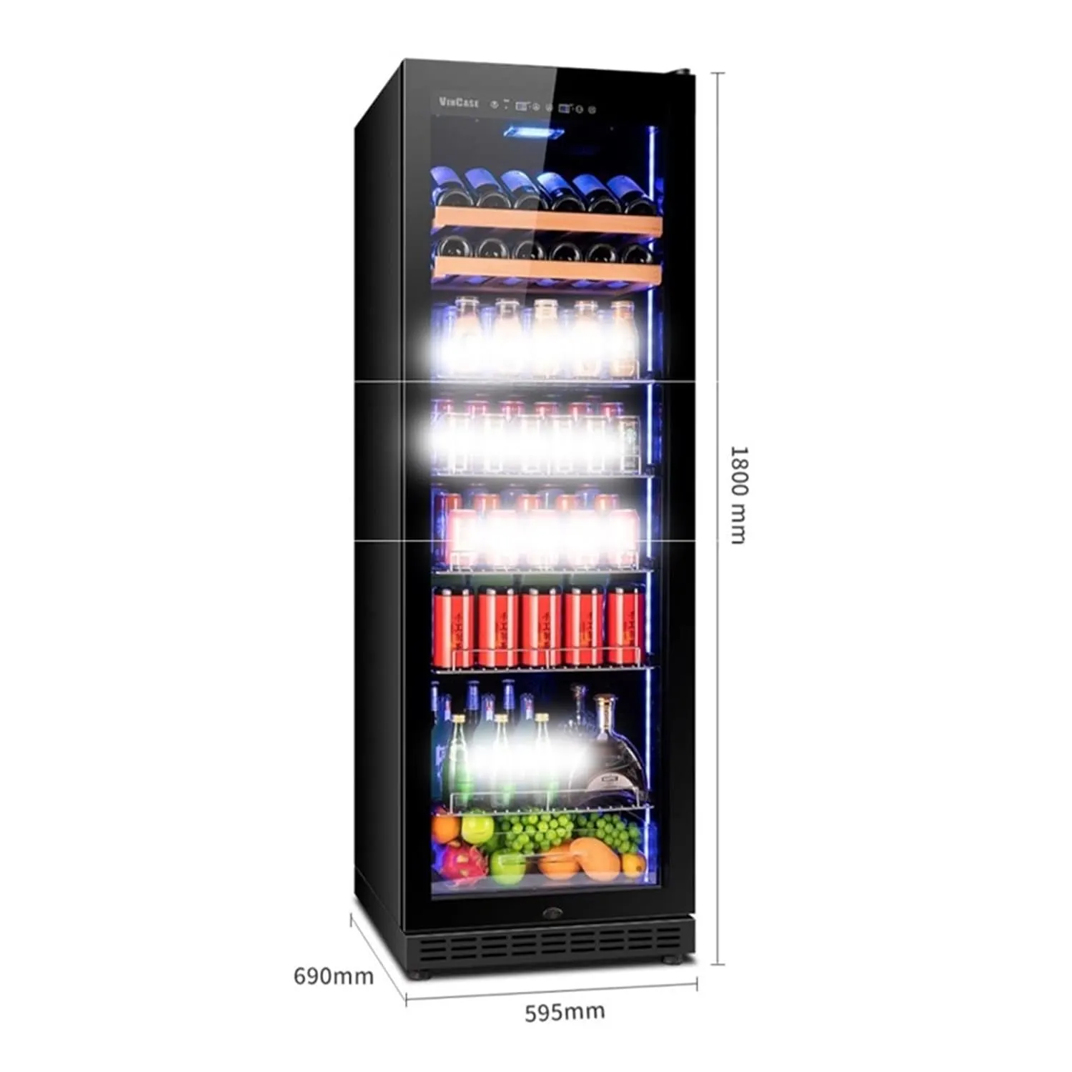 wine beverage cooler fridge 2