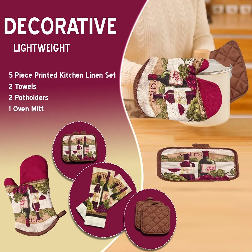wine kitchen dish towels 2