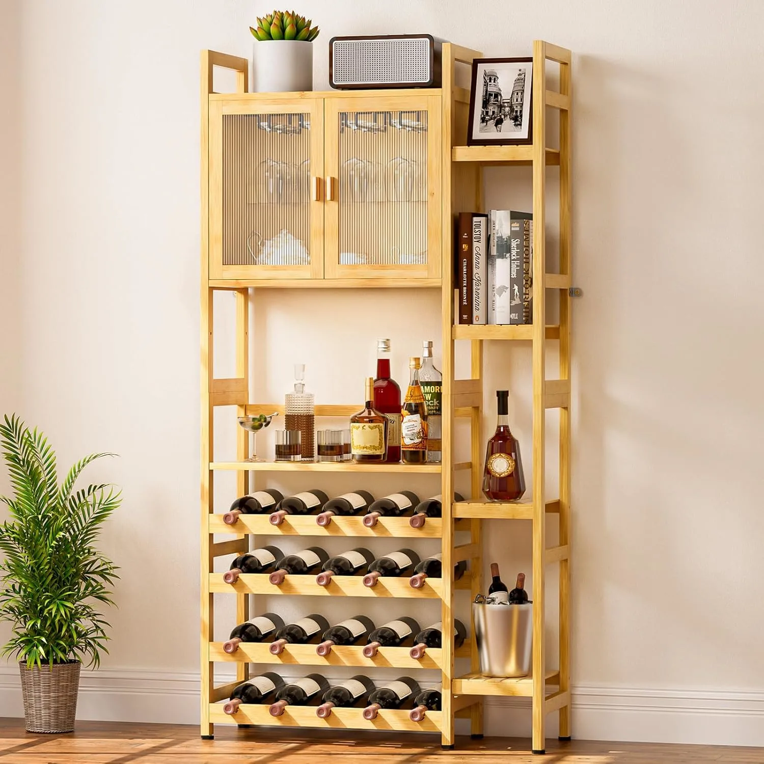 wine rack freestanding floor 1