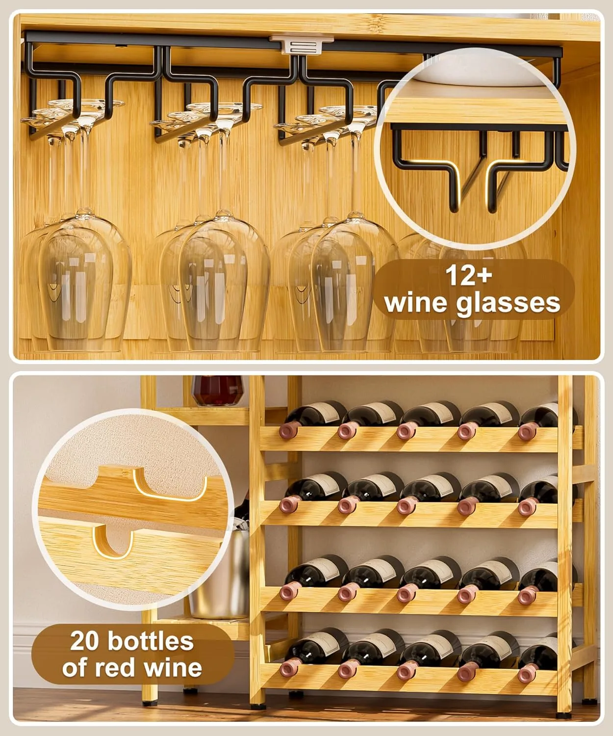wine rack freestanding floor 2
